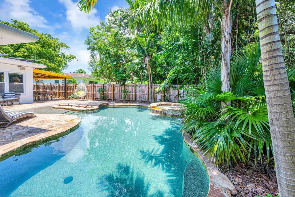 Vila Modern Tropical Pool House North Miami Hot Tub Exteriér fotografie